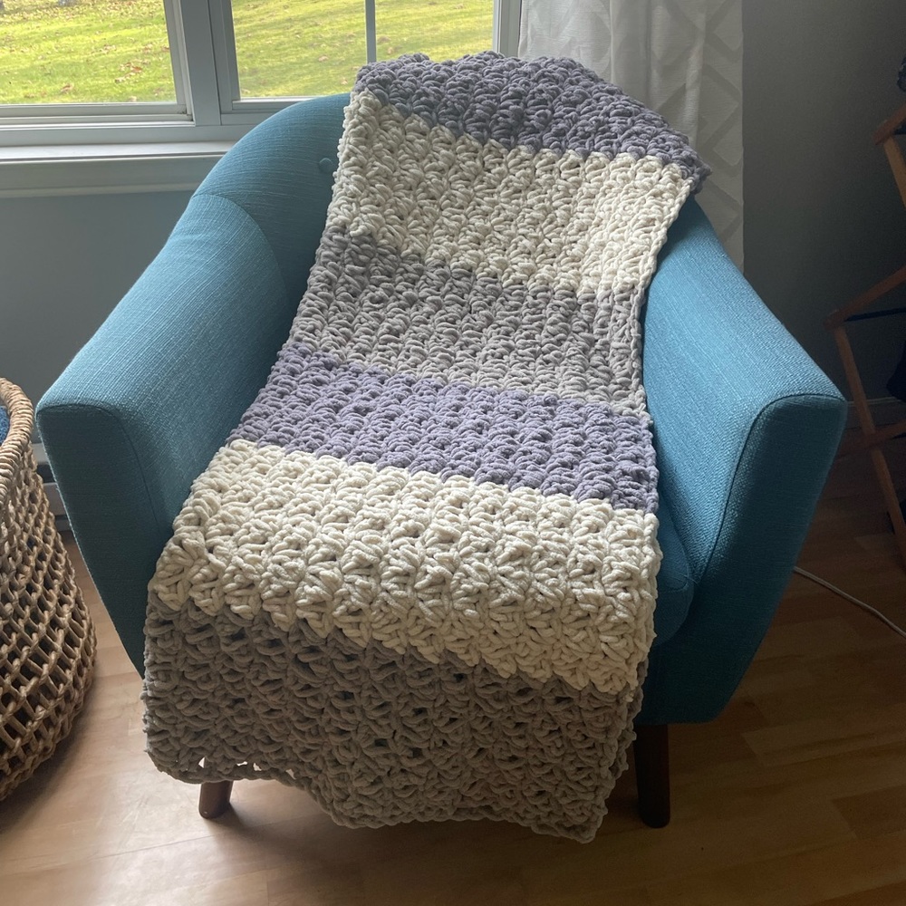 Handmade Crochet Throw Blanket